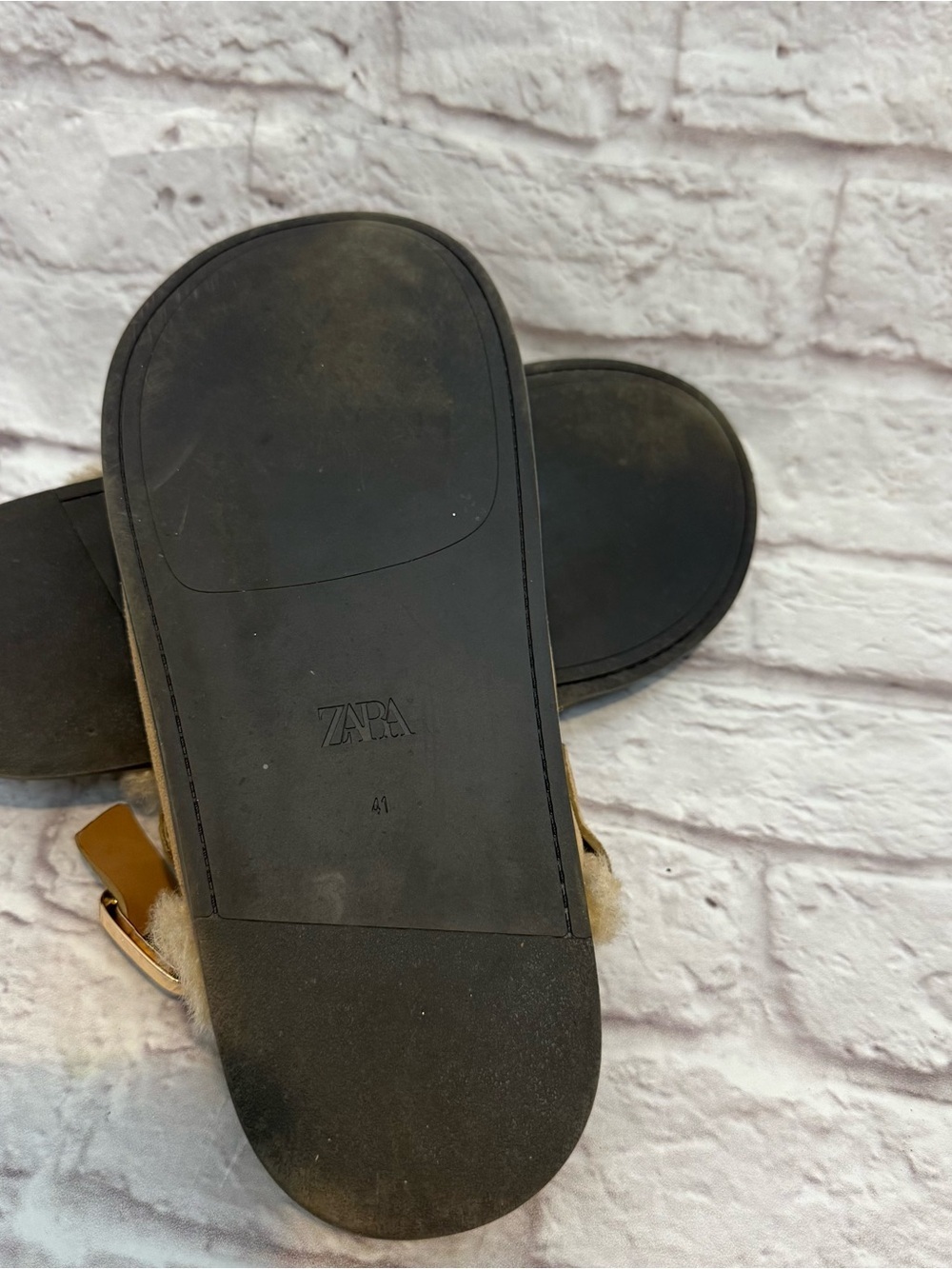 Zara Flat Split Suede Clogs  womens size 41 (10) - Picture 5 of 6